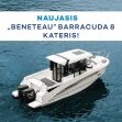 Naujasis ,,Beneteau Barracuda 8" kateris