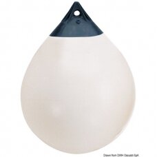 Polyform A2 fender with white/blue buoy