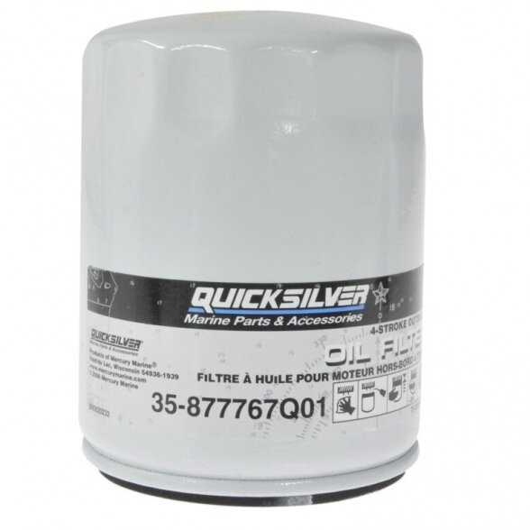 Oil filter Quicksilver (877767Q01) 1