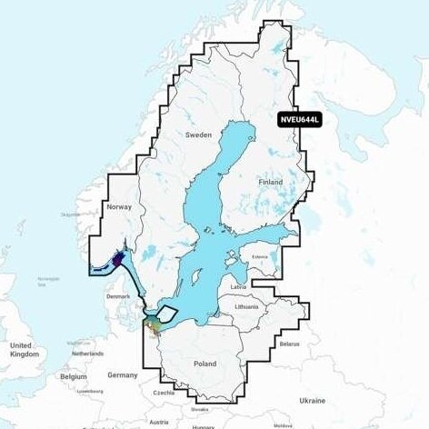 GARMIN žemėlapis Navionics Vision+ Baltijos jūra
