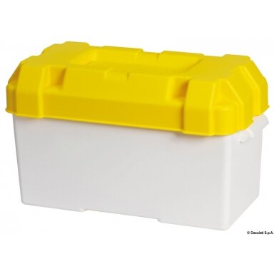 Yellow battery box Yellow battery box