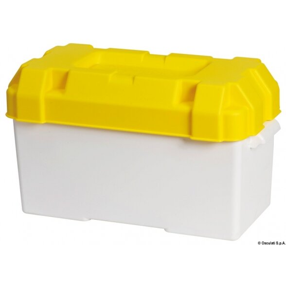 Yellow battery box