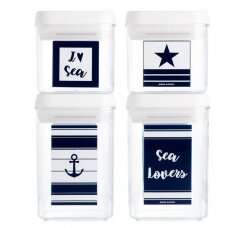 Canister set SEA LOVERS (4 pcs.)