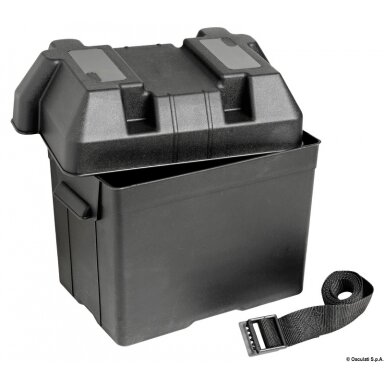 Black battery box Black battery box