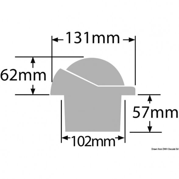 Kompasas RITCHIE 3" 3/4 Helmsman 1