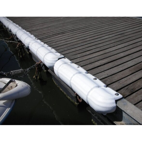 Krantinės fenderis / krancas baltas, 900 mm Krantinės fenderis / krancas baltas, 900 mm