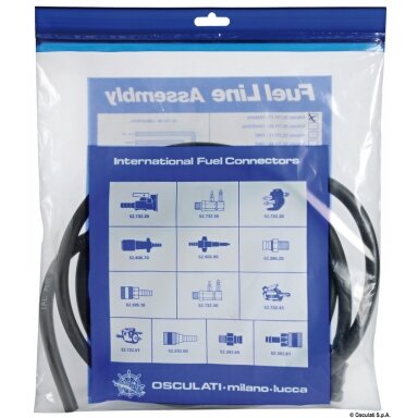 Osculati fuel line w/o connectors, 2 m