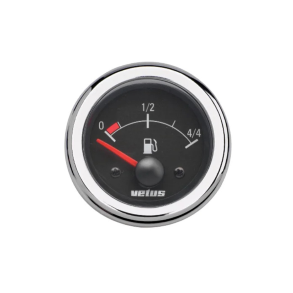 Kuro lygio indikatorius, juodas, 12 V, Ø52 mm Kuro lygio indikatorius, juodas, 12 V, Ø52 mm