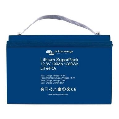 Victron Energy Lithium SuperPack 12.8V battery BAT512110712 Victron Energy Lithium SuperPack 12.8V battery BAT512110712