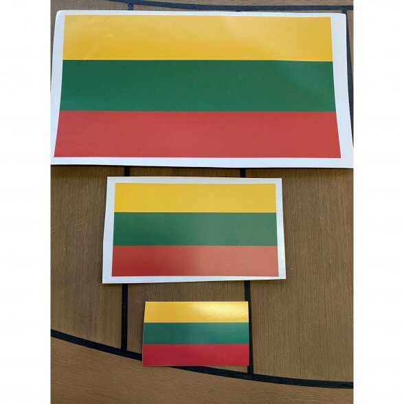 Lithuanian flag, sticker 1