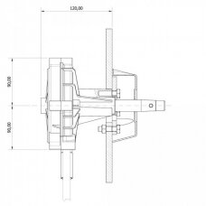 Mechaninė vairavimo kolonėlė „MaviMare“ G.10 iki 55 AG