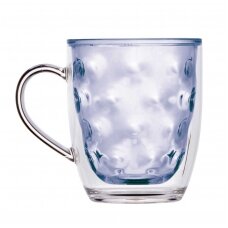 Isothermic mug set MOON, blue (6 pcs.)