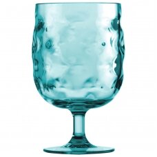 Wine glass set MOON, aqua (6 pcs.)