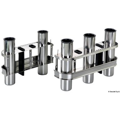 Stainless steel rod holder, 3 pcs