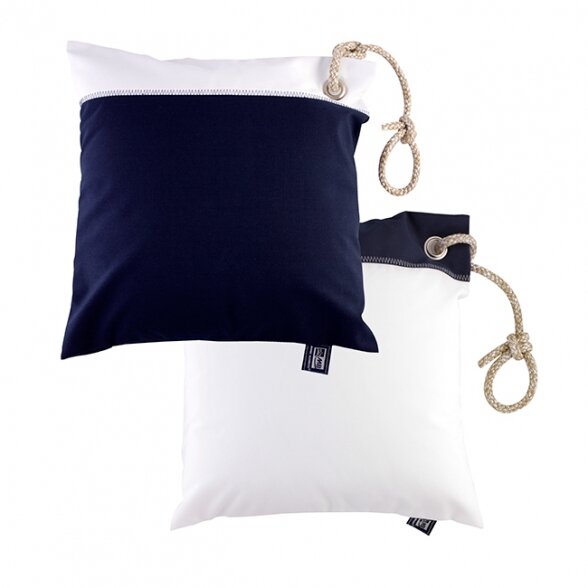 Neperšlampamų pagalvėlių rinkinys - balta ir mėlyna spalvos