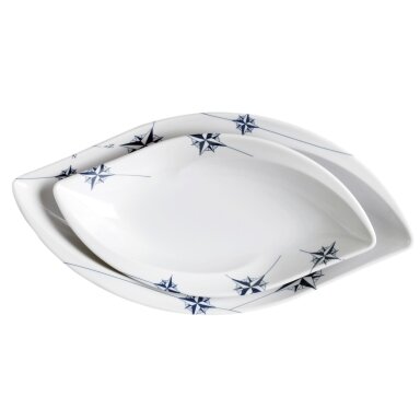 Melamine oval snack set NORTHWIND (4 pcs.)