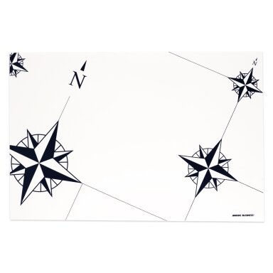 PLASTIFIED PLACEMAT NORTHWIND, 6 PCS