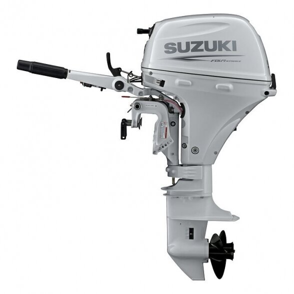 Pakabinamas variklis „Suzuki“ DF9.9 BL, baltas