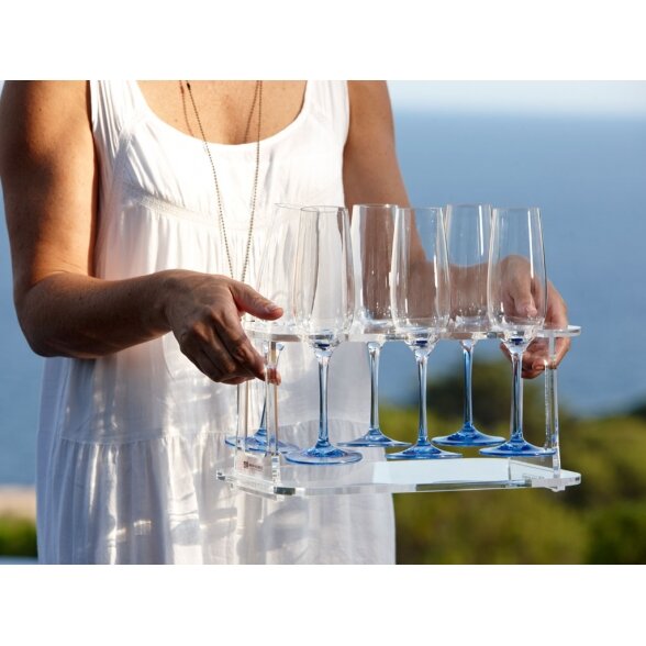 Wine glass carrier collapsible tray PARTY 2