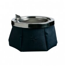 Ashtray with lid windproof, navy blue