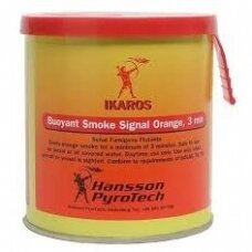 Buoyant smoke signal orange