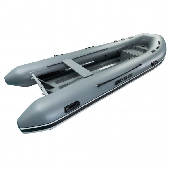 Pripučiama aliuminio dugno RIB valtis „Quicksilver“ 380