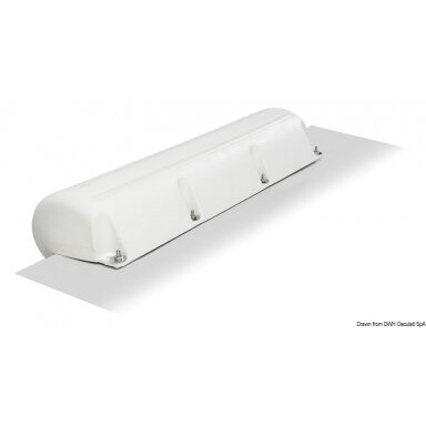 PVC inflatable marina fender white, 890 mm