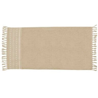 Santorini beach towel, ecru