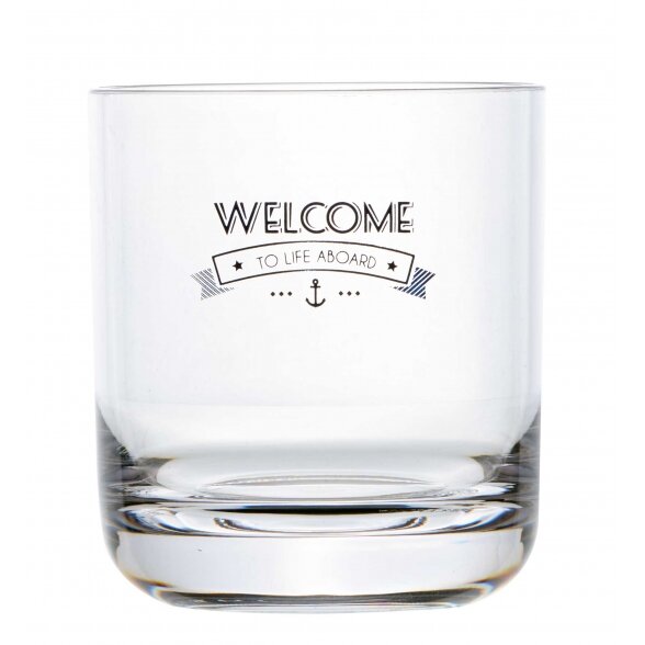 Skaidrios vandens stiklinės Party - welcome to life
