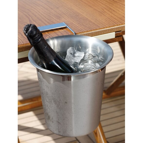 Champagne bucket (insulated) with table support windproof 1
