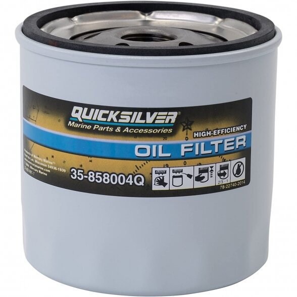 Tepalo filtras Quicksilver (858004Q)