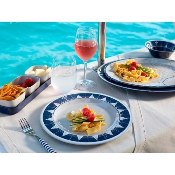 Melamine snack set PACIFIC with tray (3 pcs.) 2
