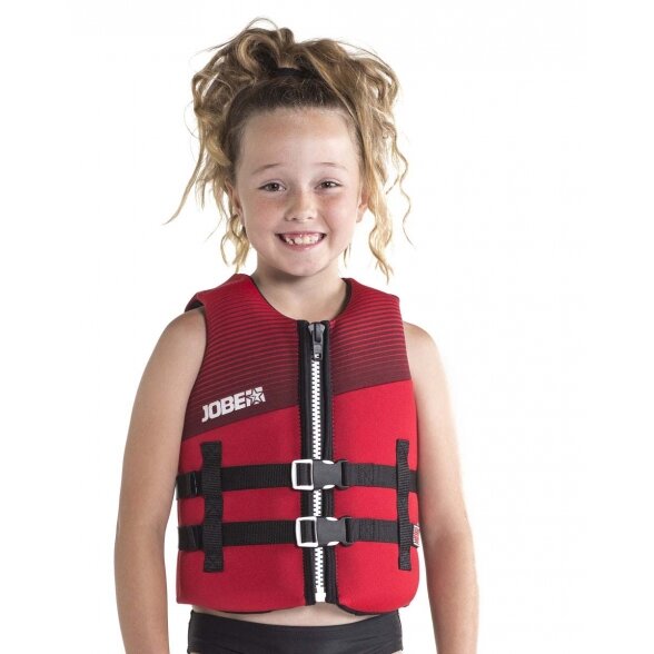 Jobe children life vest, red