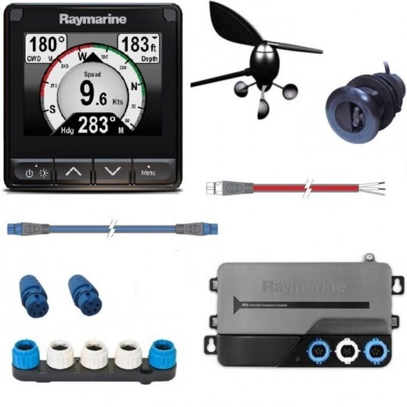 Raymarine i70s System Wind, Speed, Depth & Temp with wires