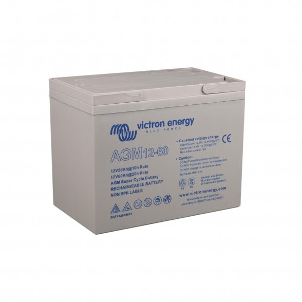 „Victron Energy“ AGM Deep Cycle Battery  12V/60