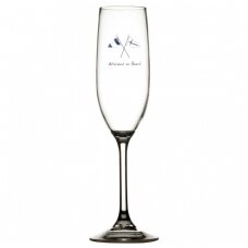 Champagne glass set WELCOME ON BOARD (6 pcs.)