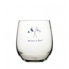 Water glass set WELCOME ON BOARD (6 pcs.)