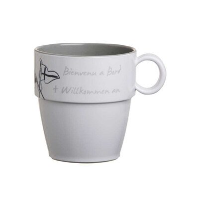 Melamine non-slip mug set WELCOME ON BOARD (6 pcs.)