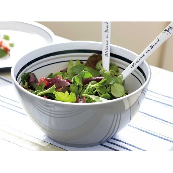 Melamine Salad bowl and servers WELCOME ON BOARD 1